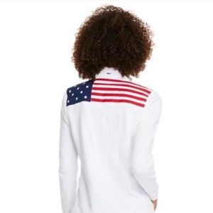 Never Worn! Vineyard Vines USA Flag Shep Shirt